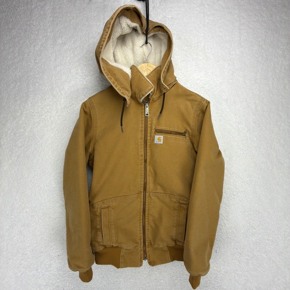 Carhartt Jackets & Blazers - Carhartt Wildwood Jacket Sherpa Lined Womens XS Wildwood 100815 211 Brown